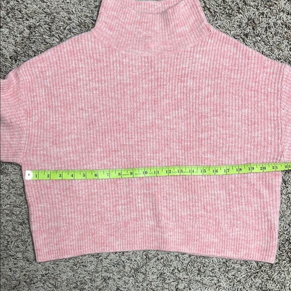 Nordstrom BP Pink Ribbed Mock Turtleneck Sweater - Picture 5 of 7